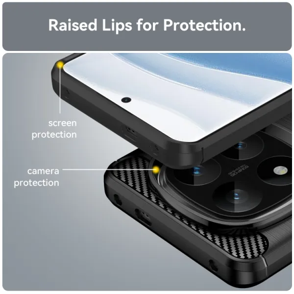 FLEXI TPU Ochranný kryt Xiaomi Redmi Note 14 Pro+ 5G čierny