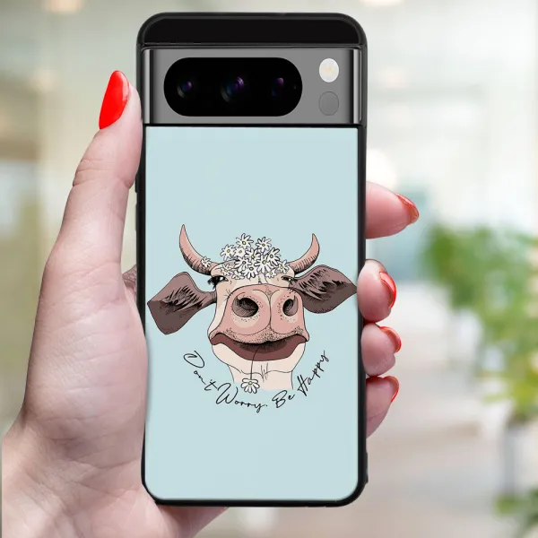 MY ART Ochranný kryt pre Google Pixel 8 Pro HAPPY COW (181)