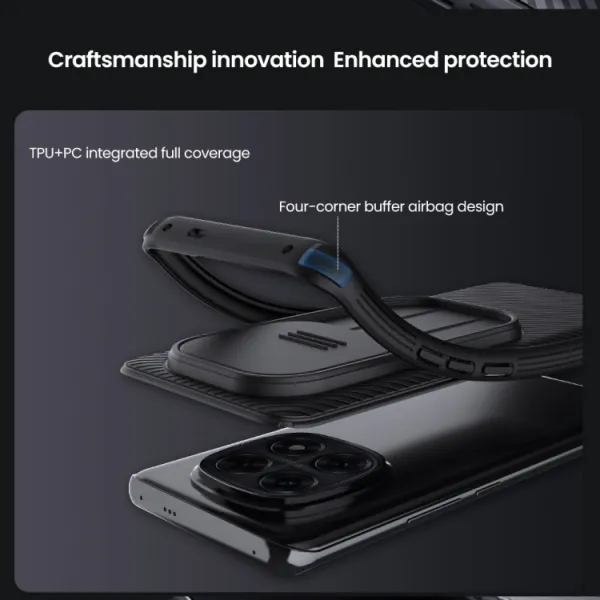 NILLKIN CAMSHIELD PRO Kryt pre Xiaomi Redmi Note 14 Pro 5G / Poco X7 modrý