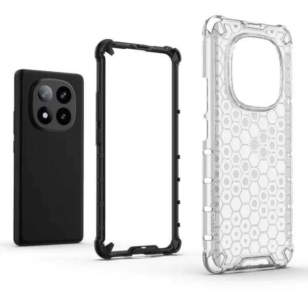 HONEYCOMB Ochranný kryt Xiaomi Redmi Note 14 Pro+ 5G zelený