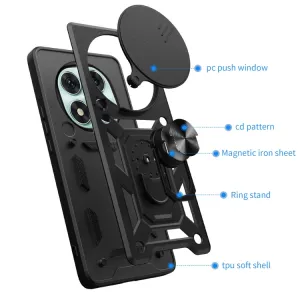 RING CAMERA Kryt s držiakom pre Xiaomi Redmi Note 14 Pro 5G / Poco X7 modrý