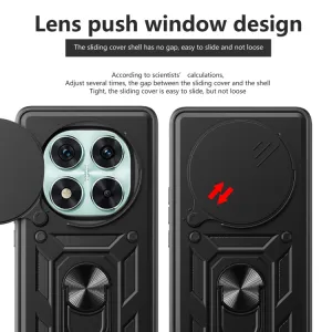 RING CAMERA Kryt s držiakom pre Xiaomi Redmi Note 14 Pro 5G / Poco X7 modrý