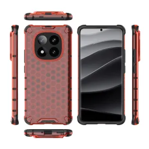 HONEYCOMB Ochranný kryt Xiaomi Redmi Note 14 Pro+ 5G červený