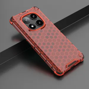 HONEYCOMB Ochranný kryt Xiaomi Redmi Note 14 Pro 5G / Poco X7 červený