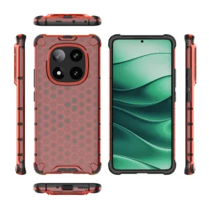HONEYCOMB Ochranný kryt Xiaomi Redmi Note 14 Pro 5G / Poco X7 červený