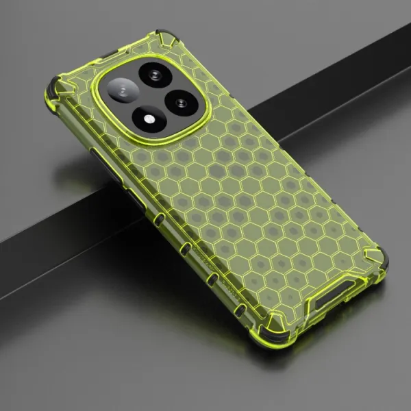 HONEYCOMB Ochranný kryt Xiaomi Redmi Note 14 Pro+ 5G zelený