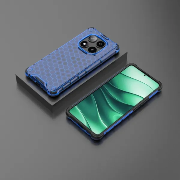 HONEYCOMB Ochranný kryt Xiaomi Redmi Note 14 Pro 5G / Poco X7 modrý