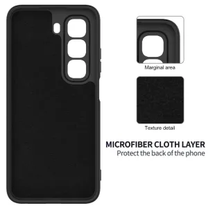 RUBBER Ochranný obal pre Infinix Hot 50 Pro čierny