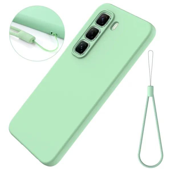 RUBBER Ochranný obal pre Infinix Hot 50 Pro+ zelený