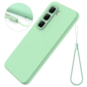 RUBBER Ochranný obal pre Infinix Hot 50 Pro+ zelený
