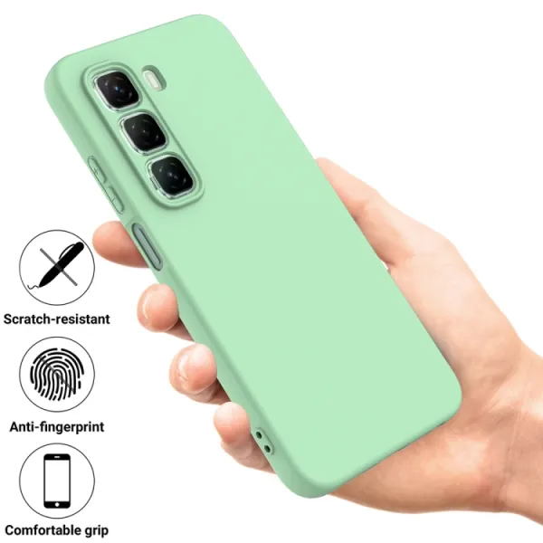 RUBBER Ochranný obal pre Infinix Hot 50 Pro+ zelený