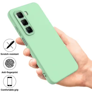RUBBER Ochranný obal pre Infinix Hot 50 Pro+ zelený