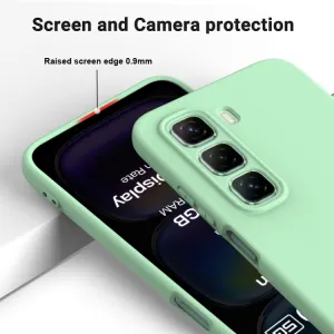 RUBBER Ochranný obal pre Infinix Hot 50 5G zelený