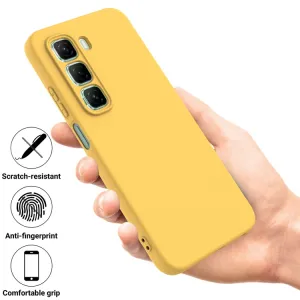 RUBBER Ochranný obal pre Infinix Hot 50 Pro žltý