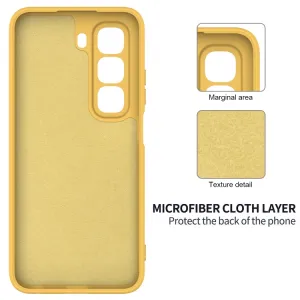 RUBBER Ochranný obal pre Infinix Hot 50 Pro žltý