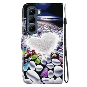 ART Peňaženkový kryt pre Infinix Hot 50 5G HEART