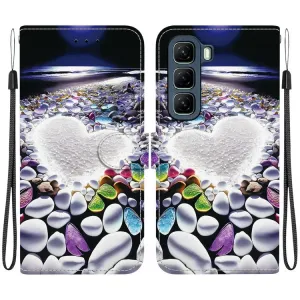 ART Peňaženkový kryt pre Infinix Hot 50 5G HEART