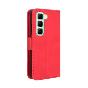 SLOT Peňaženkový obal pre Infinix Hot 50 červený