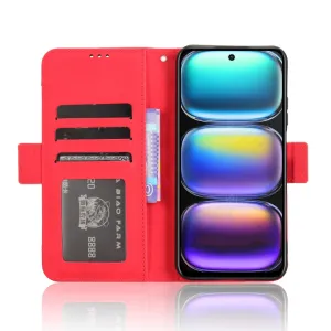 SLOT Peňaženkový obal pre Infinix Hot 50 červený