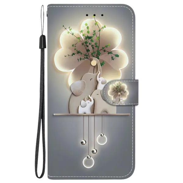 ART Peňaženkový kryt pre Infinix Hot 50 5G ELEPHANTS