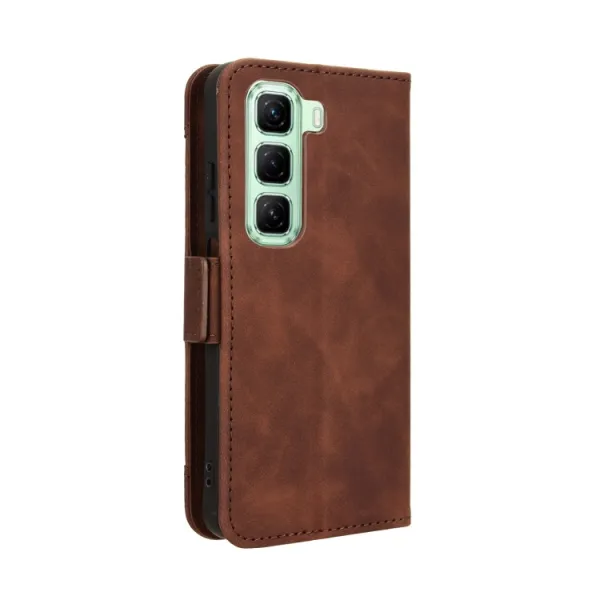 SLOT Peňaženkový obal pre Infinix Hot 50 5G hnedý
