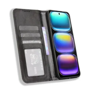 BUSINESS Peňaženkový kryt pre Infinix Hot 50 čierny