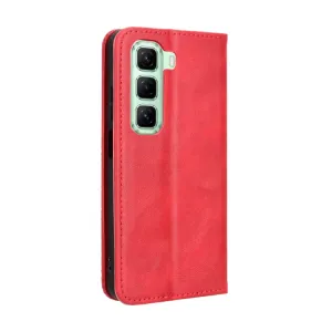 BUSINESS Peňaženkový kryt pre Infinix Hot 50 červený