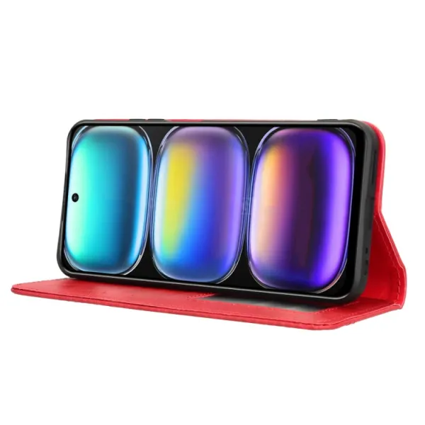 BUSINESS Peňaženkový kryt pre Infinix Hot 50 červený