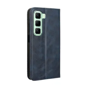 BUSINESS Peňaženkový kryt pre Infinix Hot 50 modrý