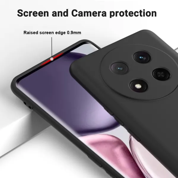RUBBER Ochranný obal pre Honor Magic7 Lite 5G čierny