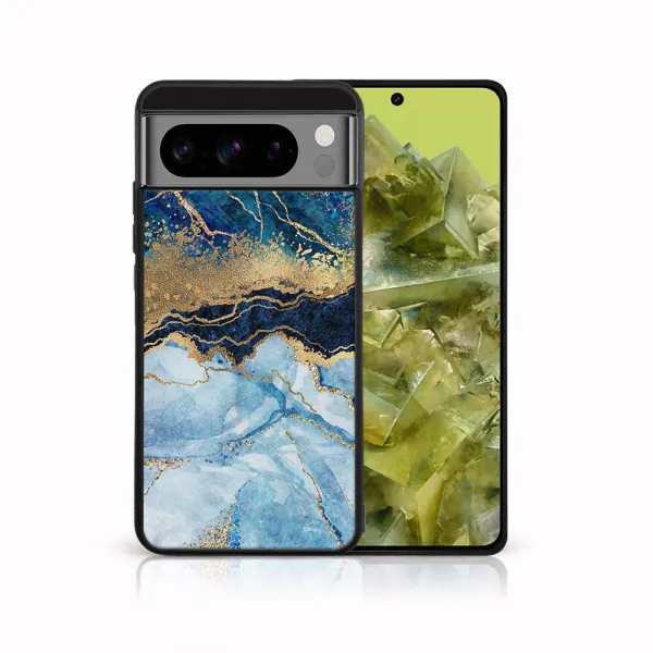 MY ART Ochranný kryt pre Google Pixel 8 Pro BLUE MARBLE (141)