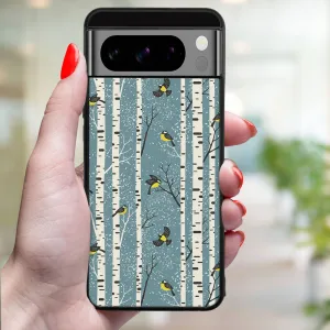 MY ART Kryt s vianočným dizajnom Google Pixel 8 Pro BIRCH (072)