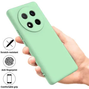 RUBBER Ochranný obal pre Honor Magic7 Lite 5G zelený