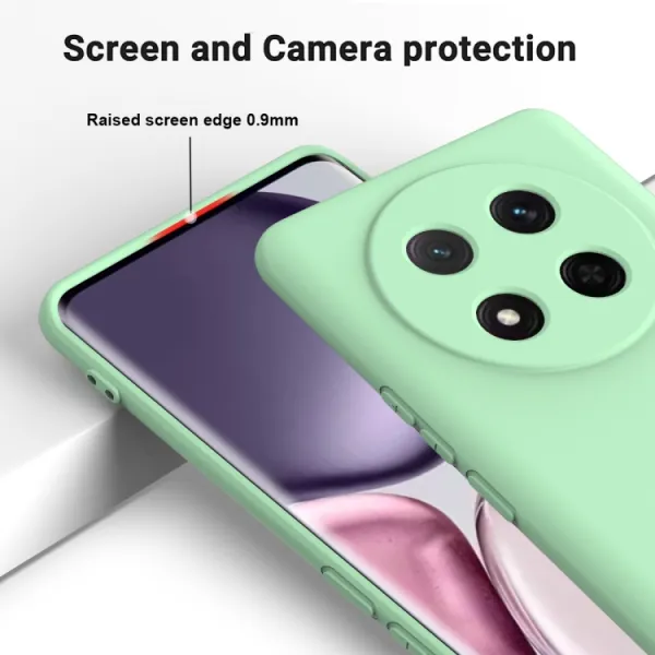 RUBBER Ochranný obal pre Honor Magic7 Lite 5G zelený