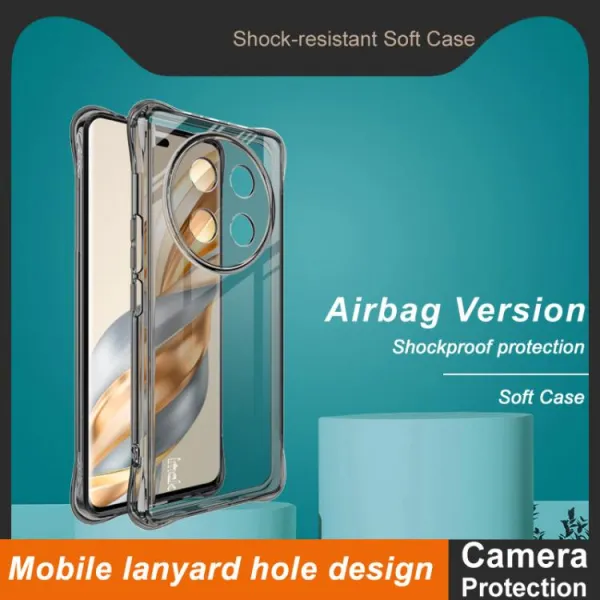 IMAK AIRBAG Extra odolný kryt Honor Magic7 Lite 5G čierny