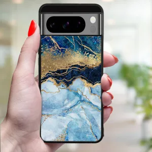 MY ART Ochranný kryt pre Google Pixel 8 Pro BLUE MARBLE (141)