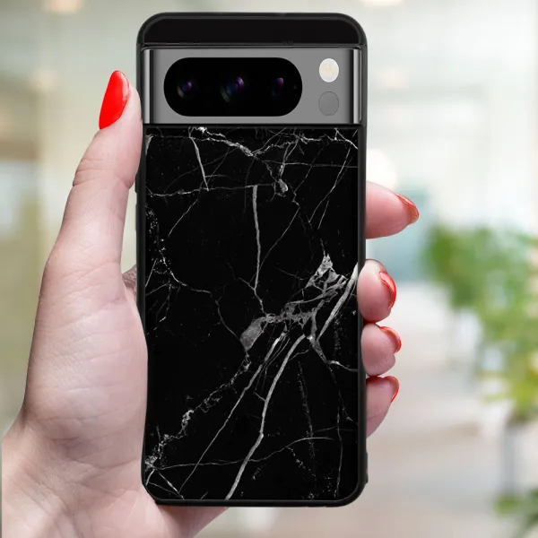 MY ART Ochranný kryt pre Google Pixel 8 Pro BLACK MARBLE (142)