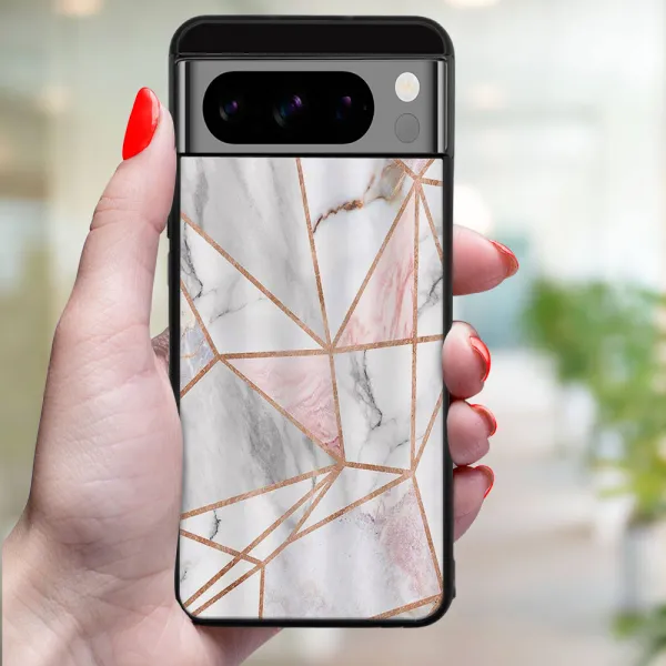 MY ART Ochranný kryt pre Google Pixel 8 Pro PINK MARBLE (143)