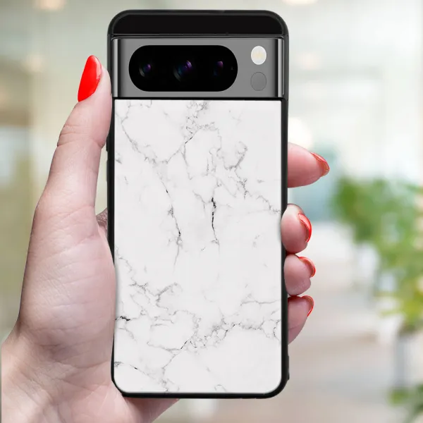 MY ART Ochranný kryt pre Google Pixel 8 Pro WHITE MARBLE (144)