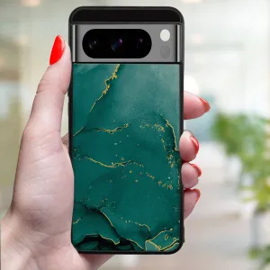 MY ART Ochranný kryt pre Google Pixel 8 Pro GREEN MARBLE (145)