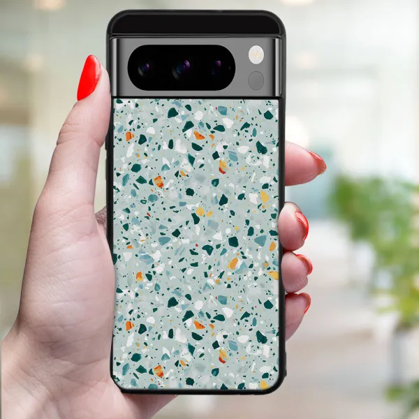 MY ART Ochranný kryt pre Google Pixel 8 Pro BLUE TERRAZZO (164)