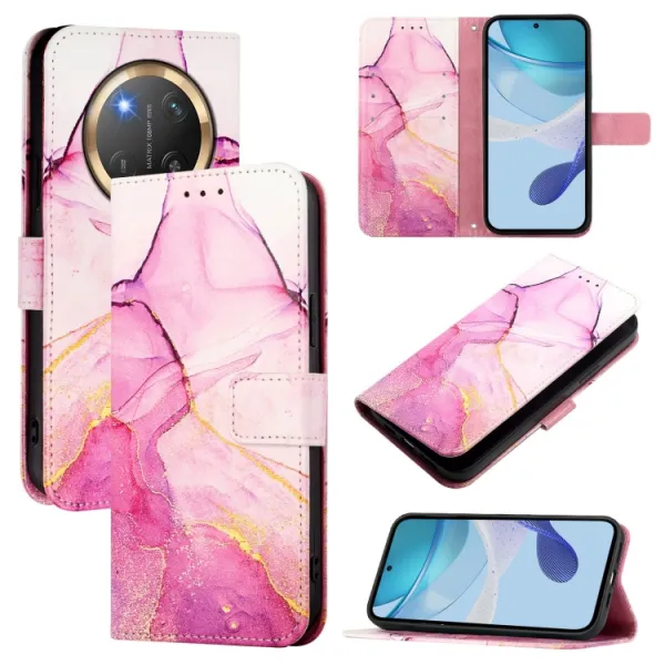 ART MARBLE Peňaženkový kryt pre Honor Magic7 Lite 5G PINK