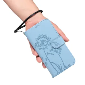 ART DANDELION Peňaženkové puzdro pre Honor Magic7 Pro 5G svetlomodré