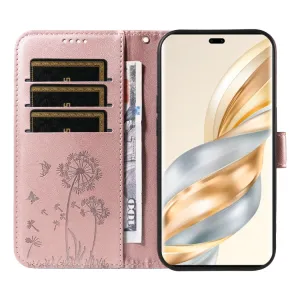 ART DANDELION Peňaženkové puzdro pre Honor Magic7 Lite 5G ružové