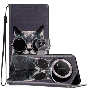 ART Peňaženkový kryt pre Honor Magic7 Lite 5G SUNGLASSES CAT