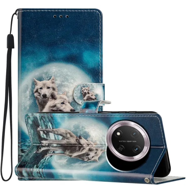 ART Peňaženkový kryt pre Honor Magic7 Lite 5G WOLVES