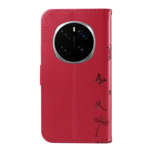 ART DANDELION Peňaženkové puzdro pre Honor Magic7 Pro 5G červené