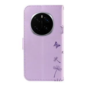 ART DANDELION Peňaženkové puzdro pre Honor Magic7 Pro 5G fialové
