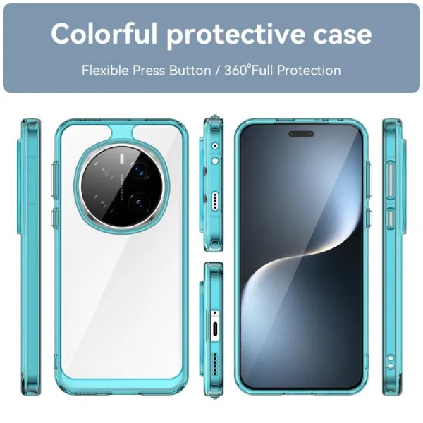 CRYSTAL Ochranný obal pre Honor Magic7 Pro 5G tyrkysový