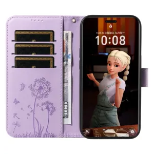 ART DANDELION Peňaženkové puzdro pre Honor Magic7 Pro 5G fialové